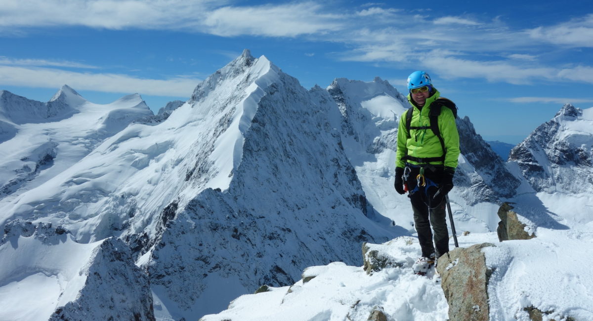 Bernina light - Blick zum Biancograt