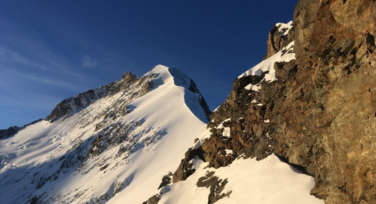 Biancograt und Piz Palü - am Biancograt