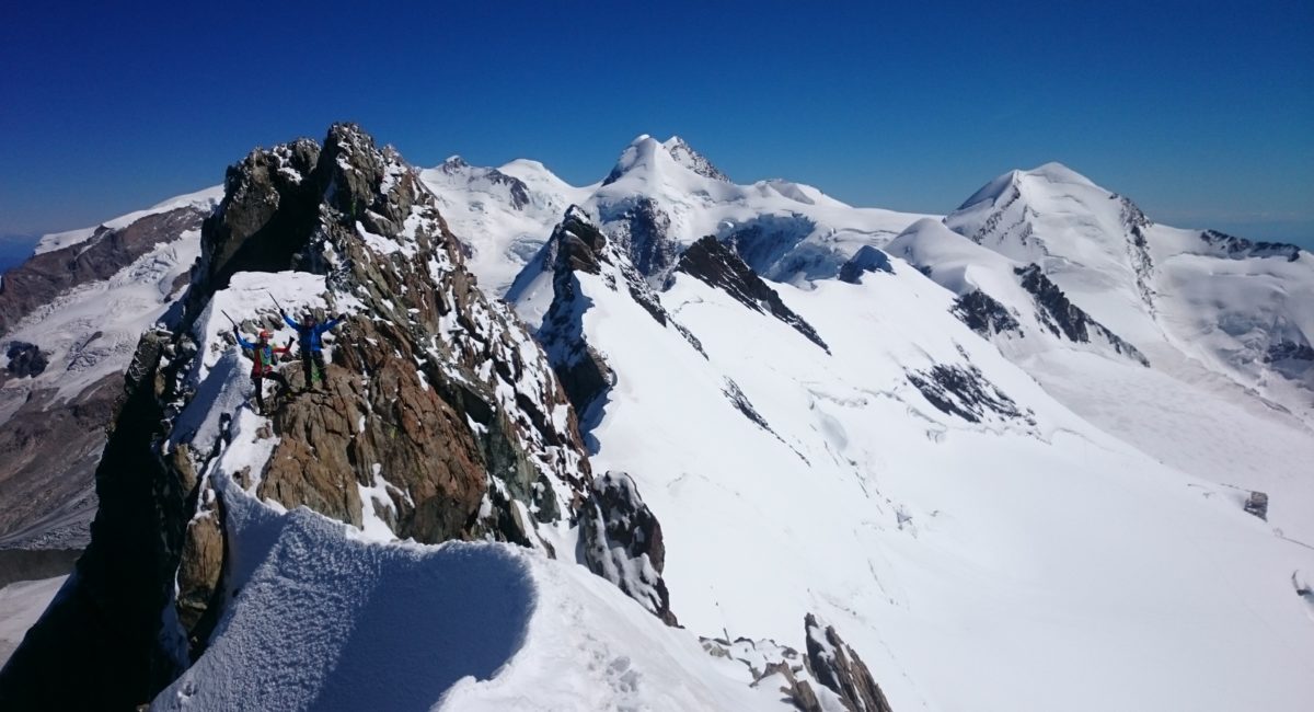 Breithorn und Matterhorn Überschreitung - Breithorn Panorama