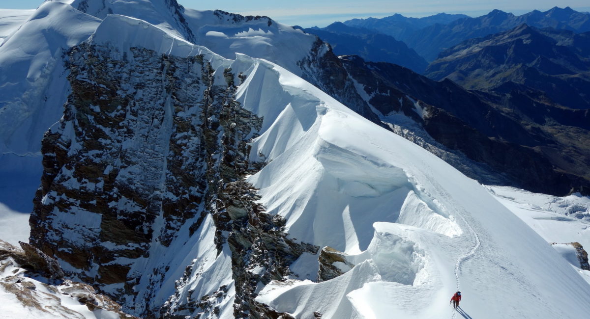 Breithorn und Matterhorn Überschreitung - Roccia Nera