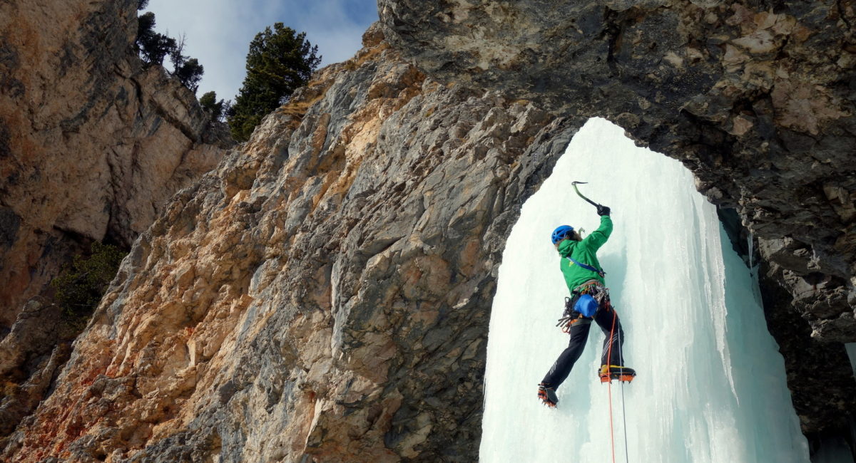 Eisklettern Dolomiten Langental2