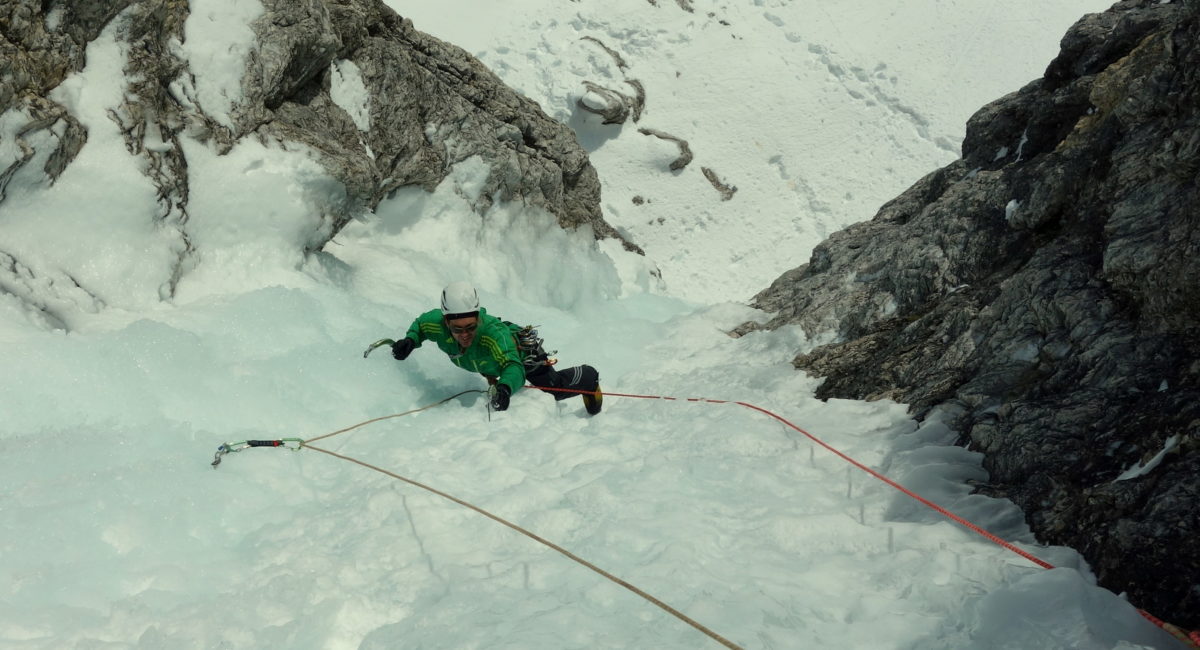 Eisklettern Dolomiten Sella2