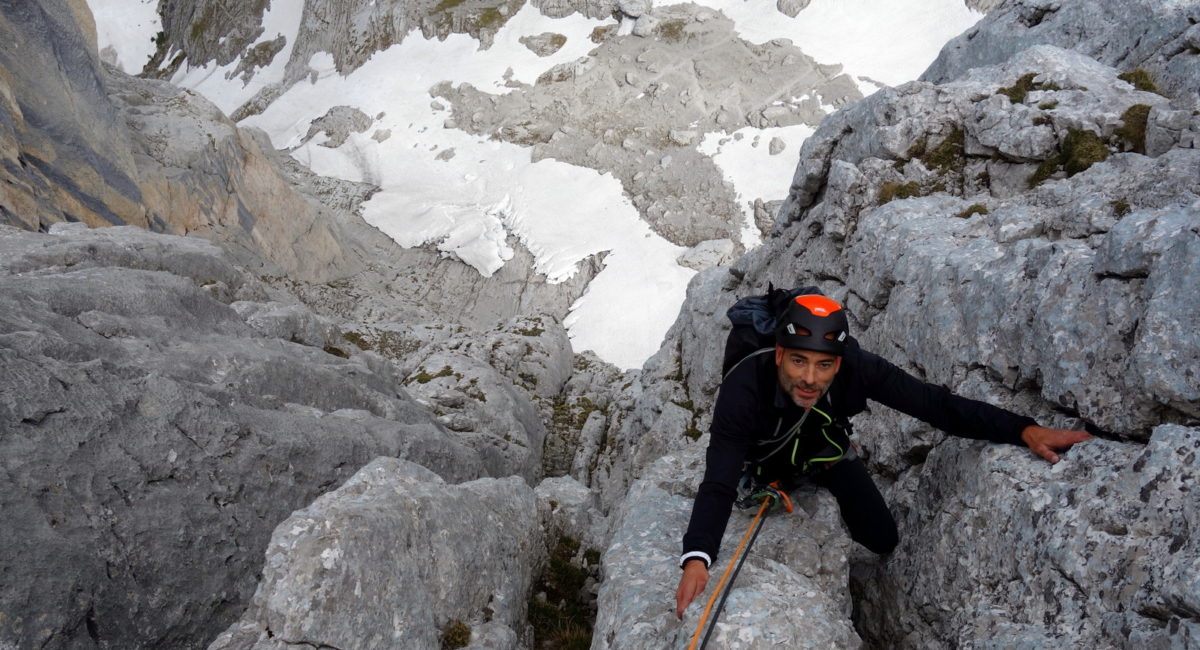 Fleischbank Ostwand - Wilder Kaiser - Ausstiegsrisse