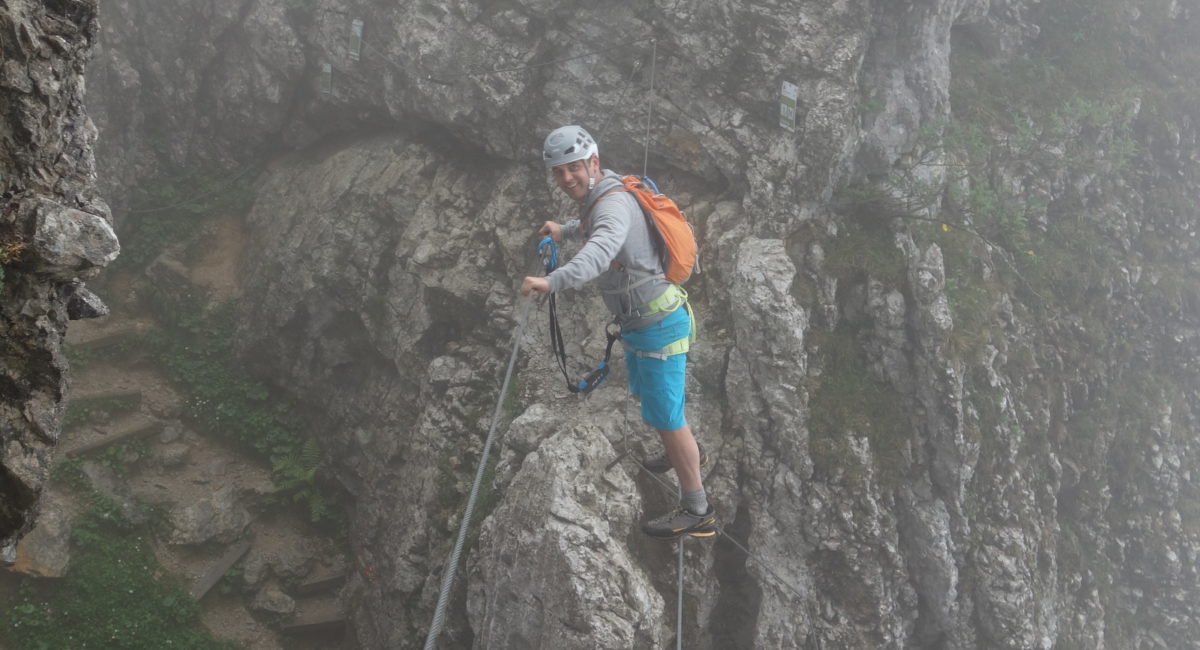 Klettersteig Klamml Seilbrücke