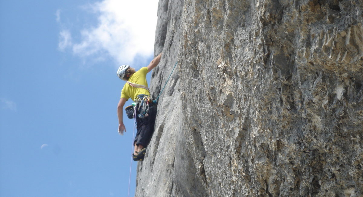 Marmolada Südwand - Fisch - Traverse