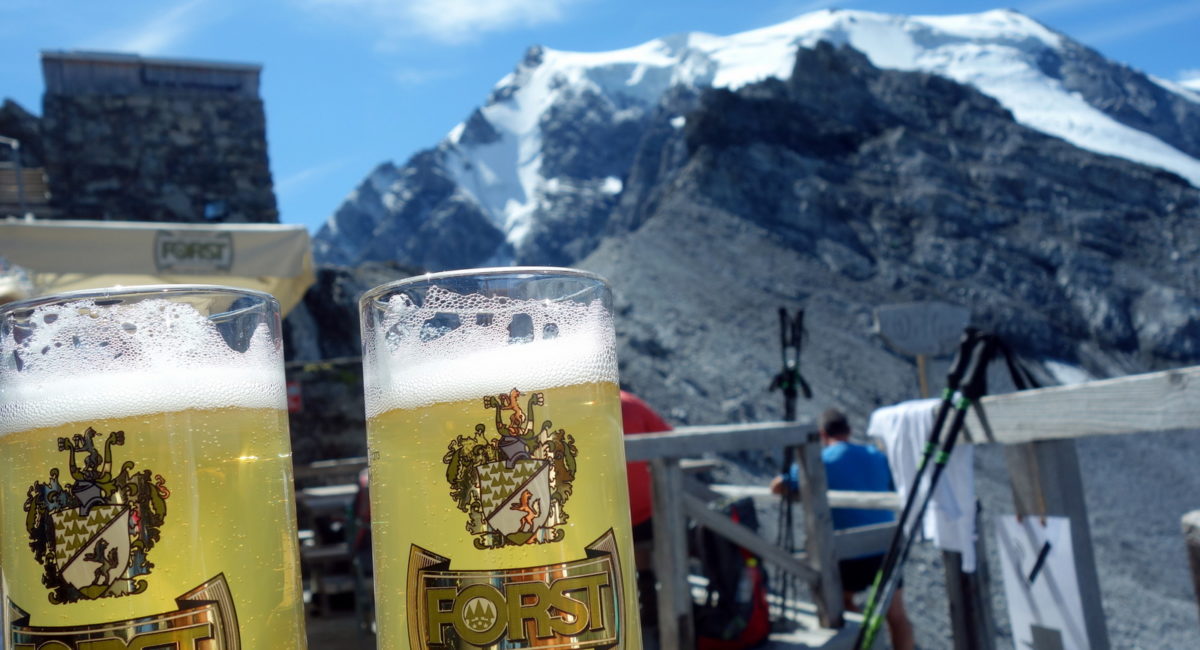 Ortler Hintergrat - Bierpause